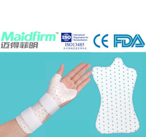 Precut Medical Thermoplastic Splint Thumb And Wrist Brace For Hand Therapy