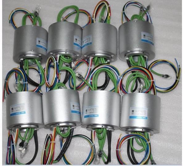 15A IP65 100M/1000M Ethernet Slip Ring 500rpm Rotary Electrical Joint