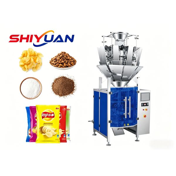 600kg Granule Packing Machine Vertical Automatic Puffed Food Packing Machine