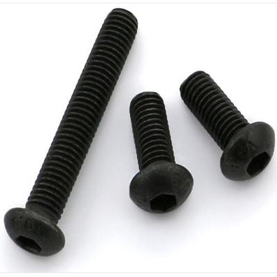 Grade 12.9 Alloy Steel Screws Button Head Hex Drive Screws DIN7983 ANSI