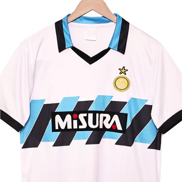Inter Milan Retro 1990-91 Away Jersey Classic Reproduction Support Customization