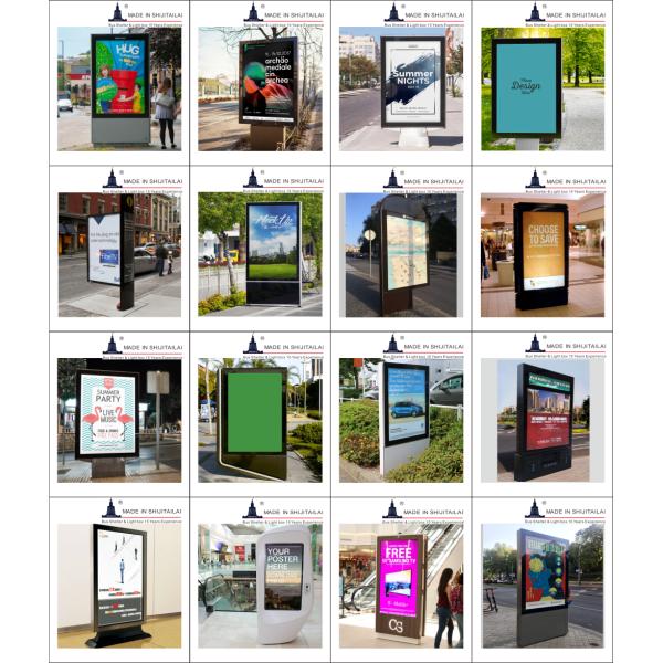 Open Sign 80D AC240V Outdoor Advertising Light Box