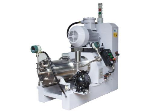 100L Horizontal  Ink Grinding Machine 55KW Wet Grinding Bead Mill Machine