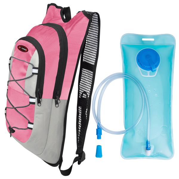 Polyester Lining Mountain Sport Water Bag Hydration Backpack With Water Bladder