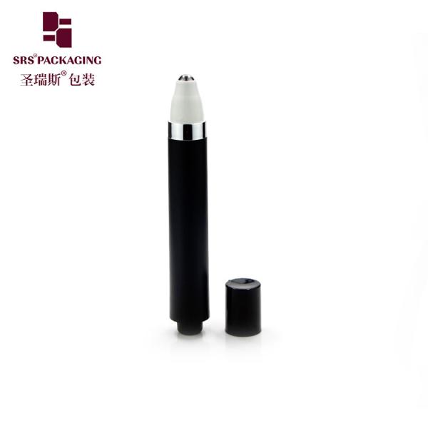 AY-15ML Black Eye Serum Airless Pump Roll On Bottle For Men