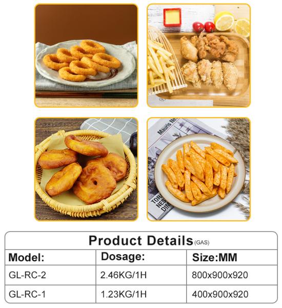 GL-RC-2 Commercial Kitchen Cooking Equipment for Gas Consumption