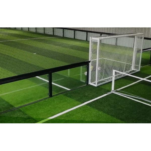 Modular Outdoor Indoor Soccer Field Explosion Proof Custom Size Football Training Cage