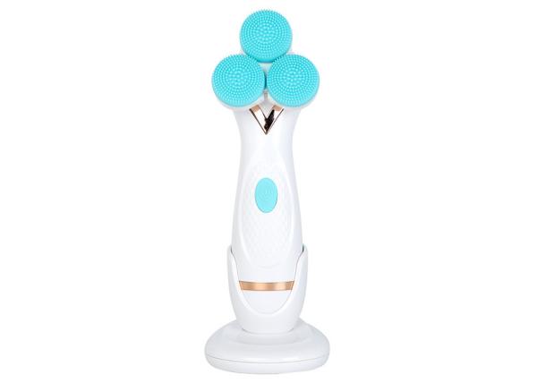 Waterproof Electric Facial Cleanser 3 Replacement Heads 12 Months Warranty