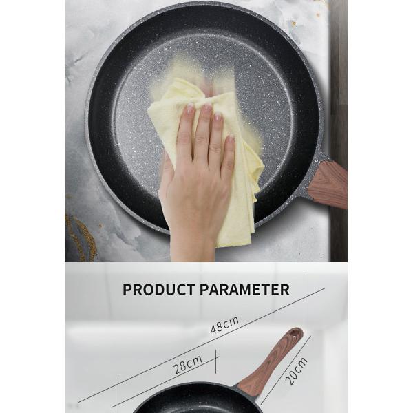 Hot Sale Cookware Marble Coating Fry Pan Die-cast Aluminum 28cm Non Stick Frying Pan Ollas Fry Pan