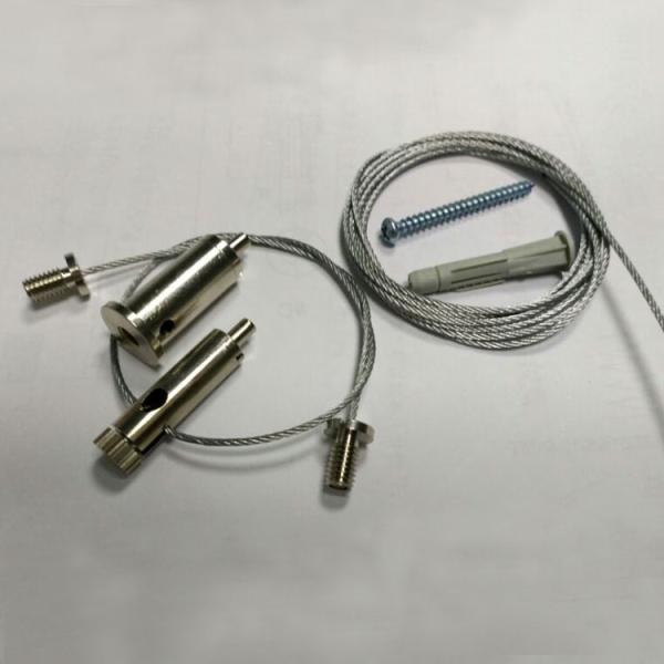 Stainless Steel Suspended Wire Ceiling Lighting System Kit