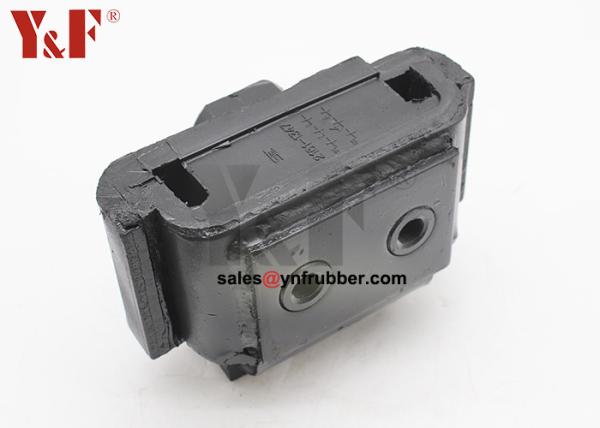 OEM Anti Vibration Rubber Mounts Flanged Vibration Damping Sandwich Mounts