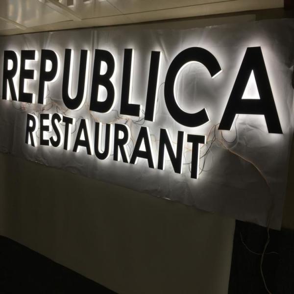 Signage acrílico 30cm das letras do diodo emissor de luz de Shopfront do negócio