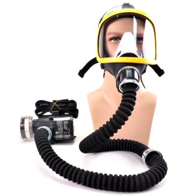 Industry Protective Fire Fighting Gas Mask Anti Fogging Full Face Gas Mask