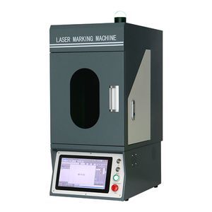 1064nm 20W Fiber Laser Engraving Machine With Lift Table Automatic Lifter