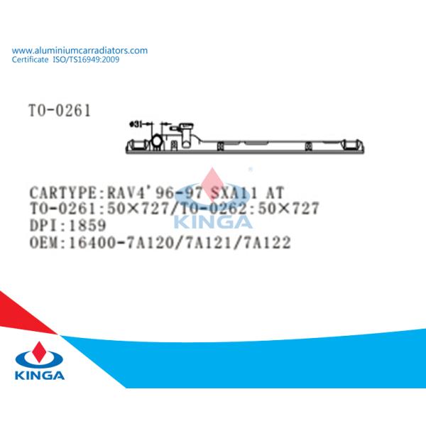 Auto Radiator Toyota RAV4'96-97 SXA11 Up Tank 16400-7A120/7A121/7A122