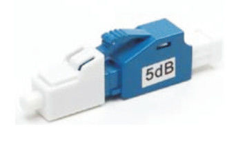 fiber optic  LC Single Mode 10dB  Attenuator Local Area Networks application Wavelength 1260 to 1620nm  blue color