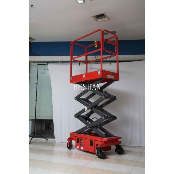 Semi электрические небольшие Scissor возможности прохода платформы 4.8M таблицы подъема узкие