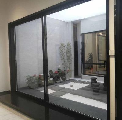 Hall Balcony Aluminium Sliding Windows With Tempered Glass Powder Coated