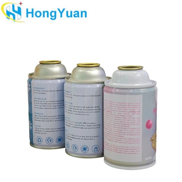 300ml Empty Air Freshener Aerosol Cans with Metering Valve for Dispenser Machines