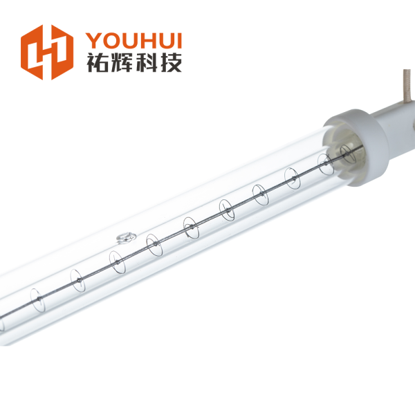 Long Lifespan 5000h Working Time Short Wave Infrared Halogen Lamp with 1100-2600°C Filament Temperature and Clear Quartz Heating Element