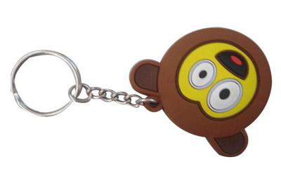 Freeuni Eco-Friendly Promotional 3D soft pvc keychain and cute key ring for Bag Accesories