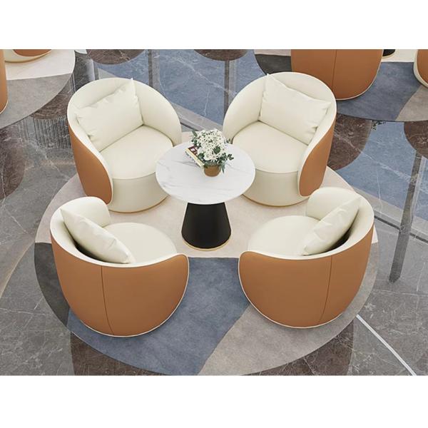 Solid Wood Hotel Restaurant Furniture Coffee Table Sets Creative Lobby