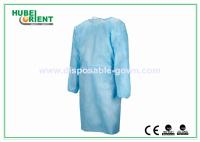 Manchas compridas de uso médico descartável Vestes de isolamento com algemas elásticas para hospital
