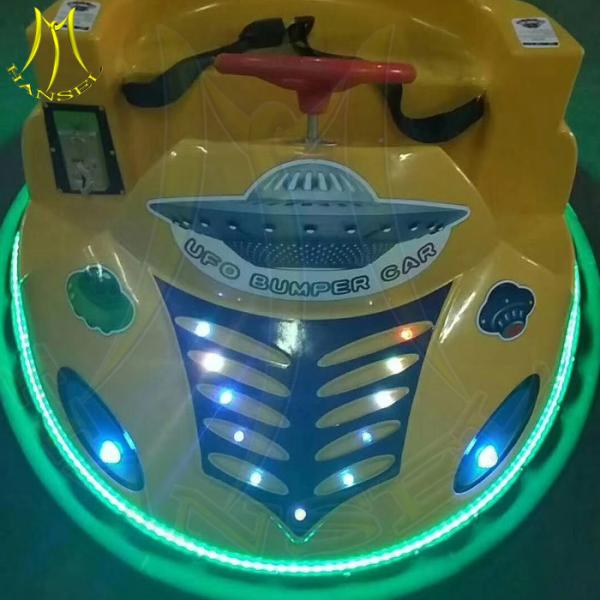 Hansel hot selling plastic theme park toys kids electric bumper car for sale