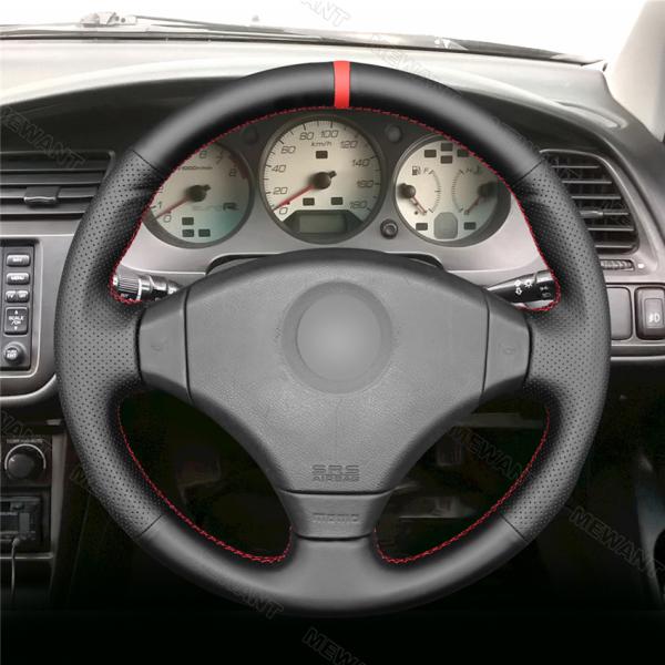 PU Leather Steering Wheel Cover for Honda Integra Type R DC2 1998-2000 Civic EK9 1997-2002