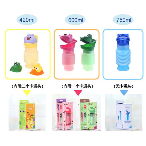Plastic Cartoon Cute Baby Portable Potties Training Baby Standing Urine Toilet