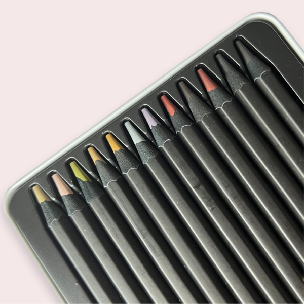 Wholesale 12 Colours Wooden Color Pencils Reliable Quality Metal Box Kids Color Pencil Set