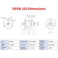 3.5mm-F Interface High Frequency Signal Slip Ring Stainless Steel Housing 200RPM