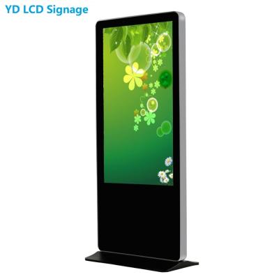 Quiosque Ultrathin do tela táctil do LCD do suporte do assoalho sistema operacional de Android de 55 polegadas