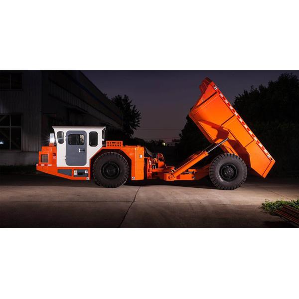 Compact Underground Mining Dump Truck With a Carrying Capacity of 20 Tons