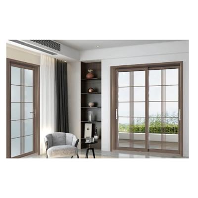 Portas deslizantes de liga de alumínio de estilo de design minimalista para ambiente exterior
