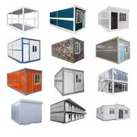Maison container pliable personnalisable, structure en acier solide et panneaux muraux isolés disponibles