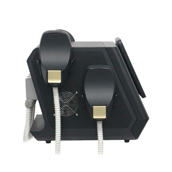 Non-invasive EMS slimming machine, for weight loss, muscle shaping, and fat burning; with four handles for home and commercial use.
