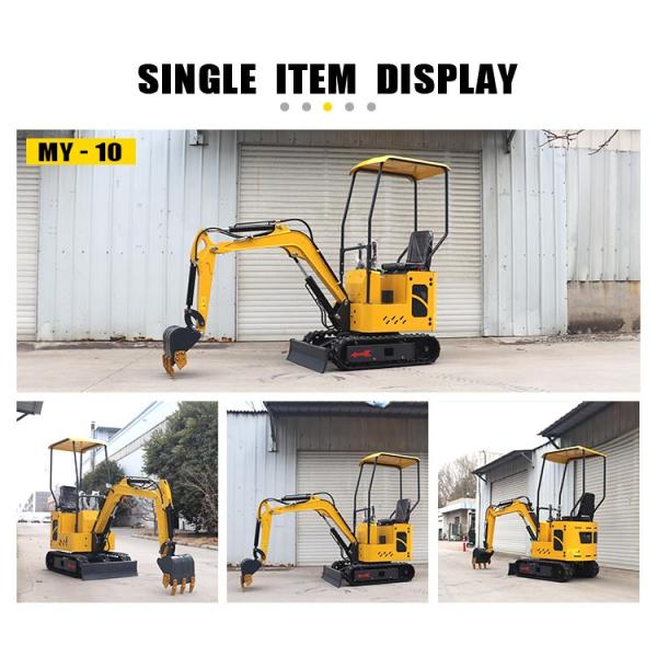 Машины для перемещения земли 1 тонны Кроллер Маленькая микроферма Садовый копальщик Гидравлический 800 кг мини экскаватор