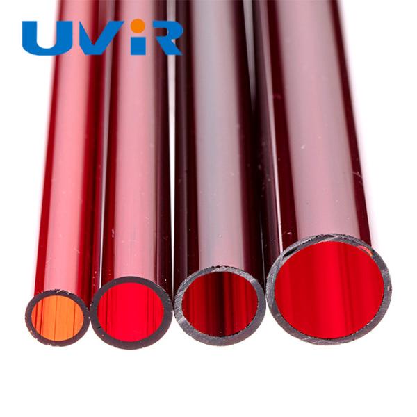 Lampe chauffante infrarouge à tube quartz rubis, diamètre 10-19mm