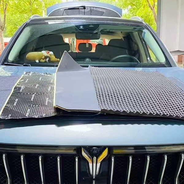 Звукоизоляционная подставка для автомобилей с гипсокарбонатом