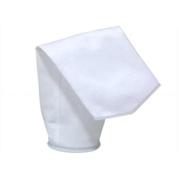 Anti Alkali Non Woven Fabric Liquid Filter Bag White Color For Water Treatment