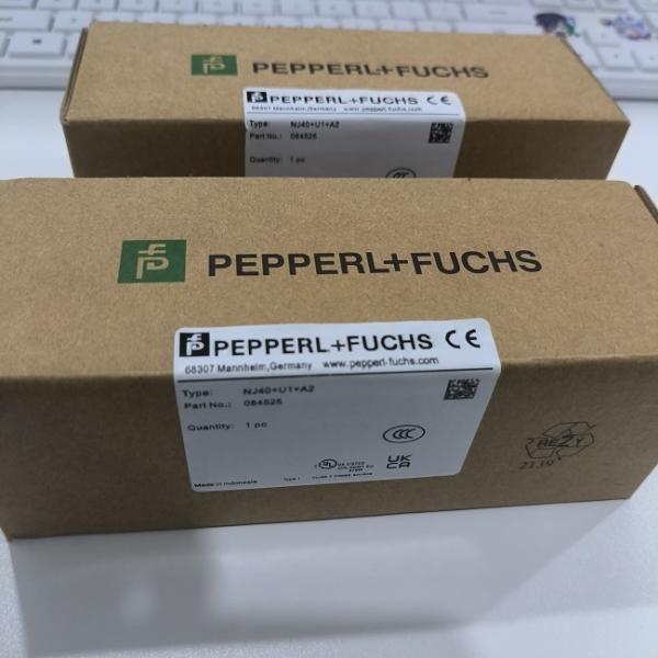 Sensores de interruptor de proximidad inductivos cilíndricos de 40 mm de la serie Comfort Pepperl+Fuchs NJ40+U1+A2 084525