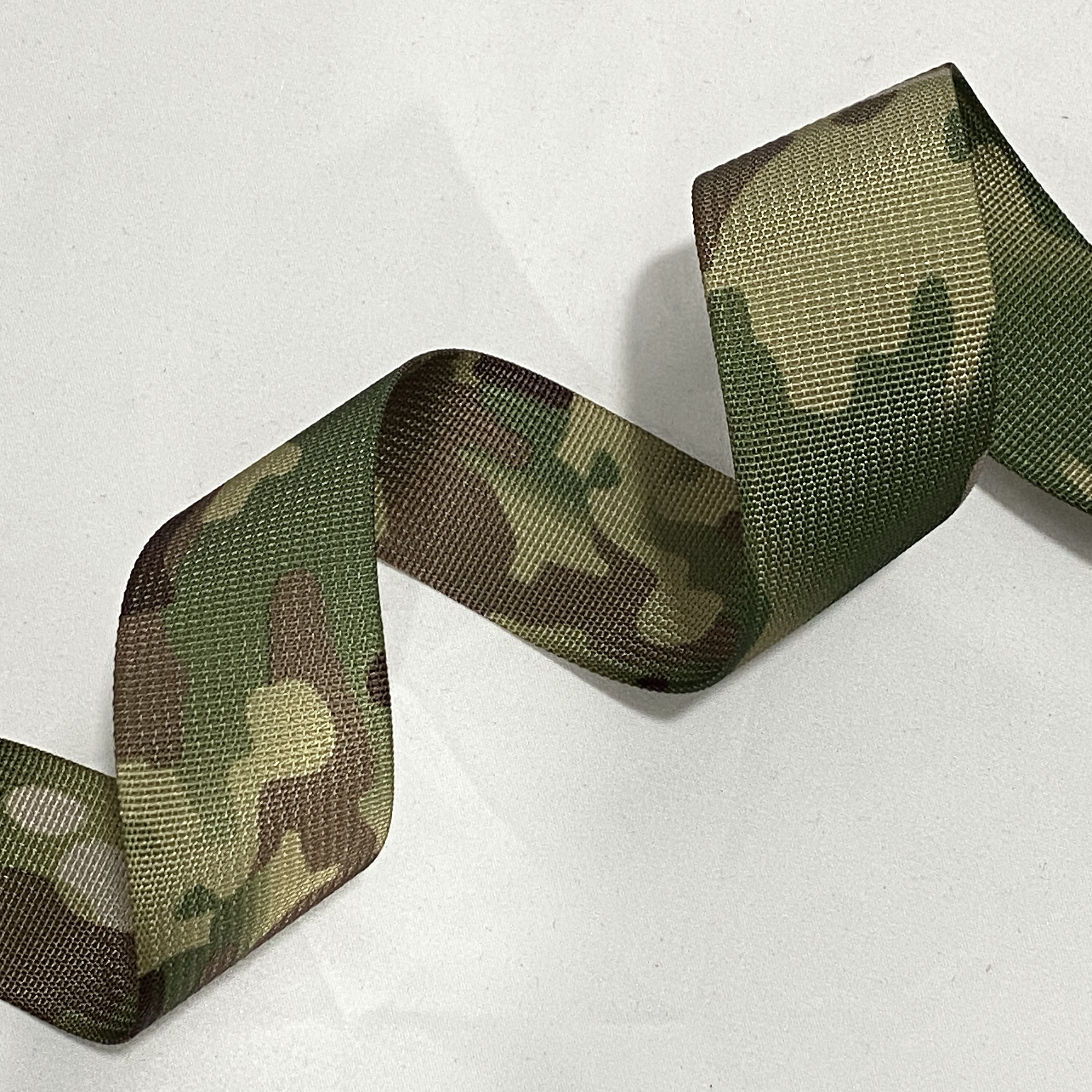 Camouflage Polyester webbing Camouflage Outdoor supplies Backpack belt Tactical clothing