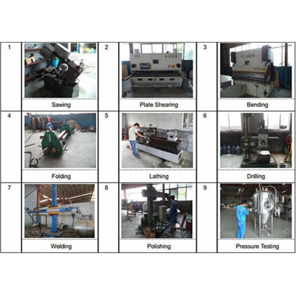 Stainless Steel Brewery Fermentation Tanks 1000l - 6000L Capacity OEM Available
