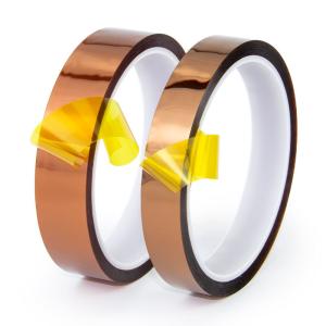 Cinta adhesiva Amber Transparent de la sola película revestida lateral del