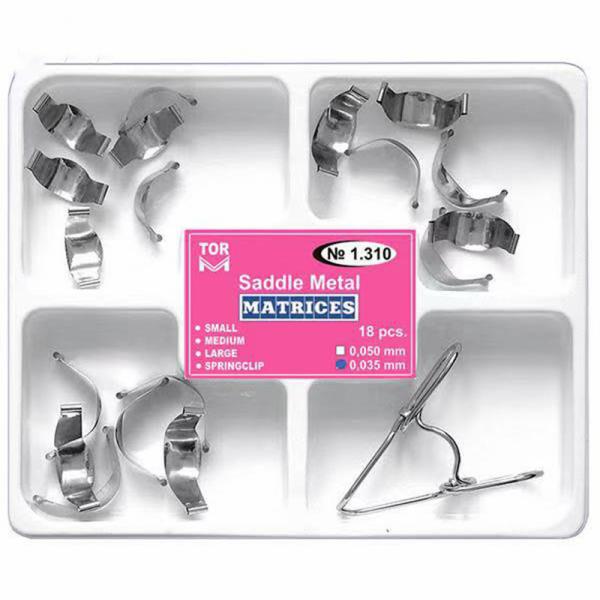 30 pcs. Dental Metal Matrix Bands 1.198 for METAL MATRICES in TOP BM Dental Sectional Contoured Matrices