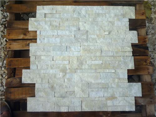 Slate Culture Stone China Quarry White Quartzite Cultured Stone WSQ-018