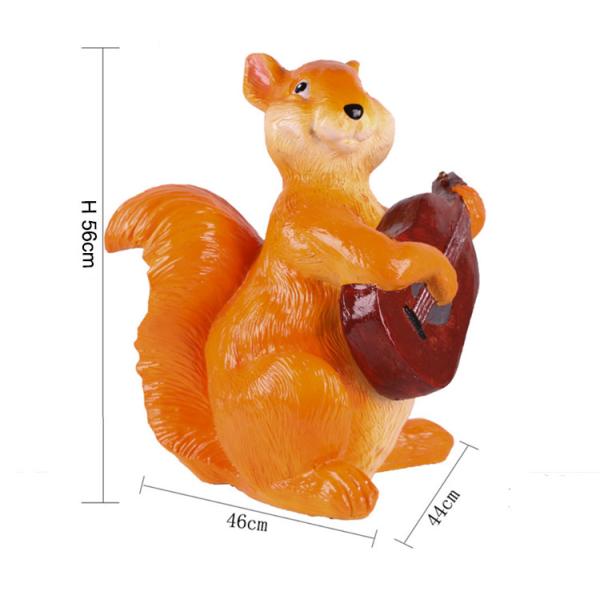 LED squirrel modeling lights resin waterproof landscape animal outdoor park lamp
