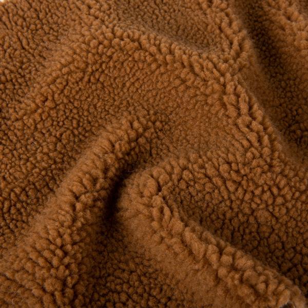 Men's Hoodies Jacket Fabric 100% Polyester Jersey Fabric with Sherpa Fleece Lining
