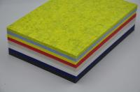 Panneaux carrés acoustiques en fibres de polyester